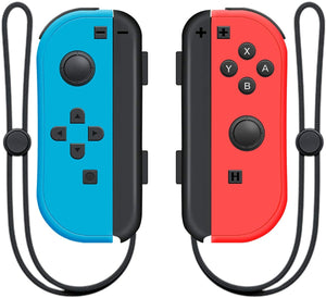 SINGLAND Wireless Controller for Nintendo Switch Left and Right Mini Switch Controller,Switch Controllers Gamepad with Adjustable Turbo Dual Shock Gyro Axi (Red and Blue)
