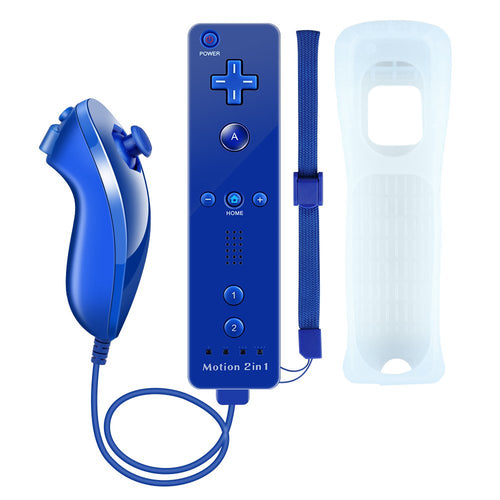 Wii Remote Plus Controller Wii FA02 Wii Controller That Built in the Motion Plus for Wii-Royalblue